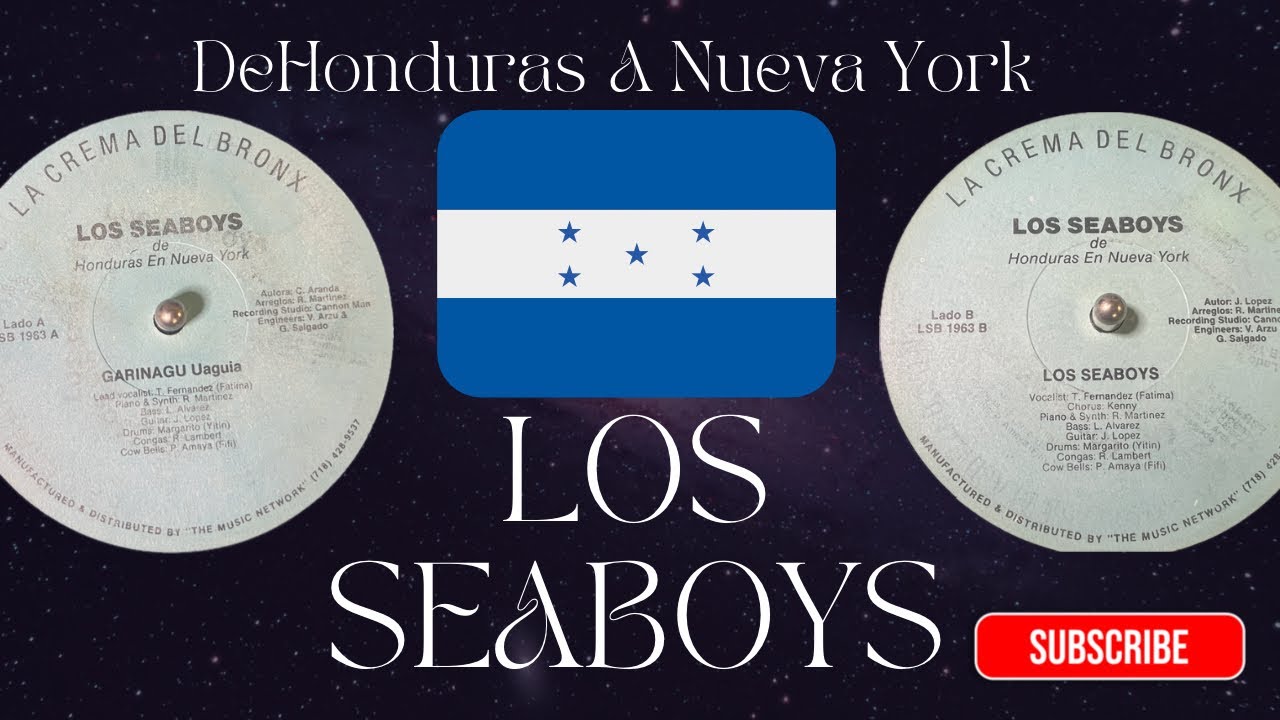 Rare 33 RPM LG Los Seaboys de Honduras En Nueva York