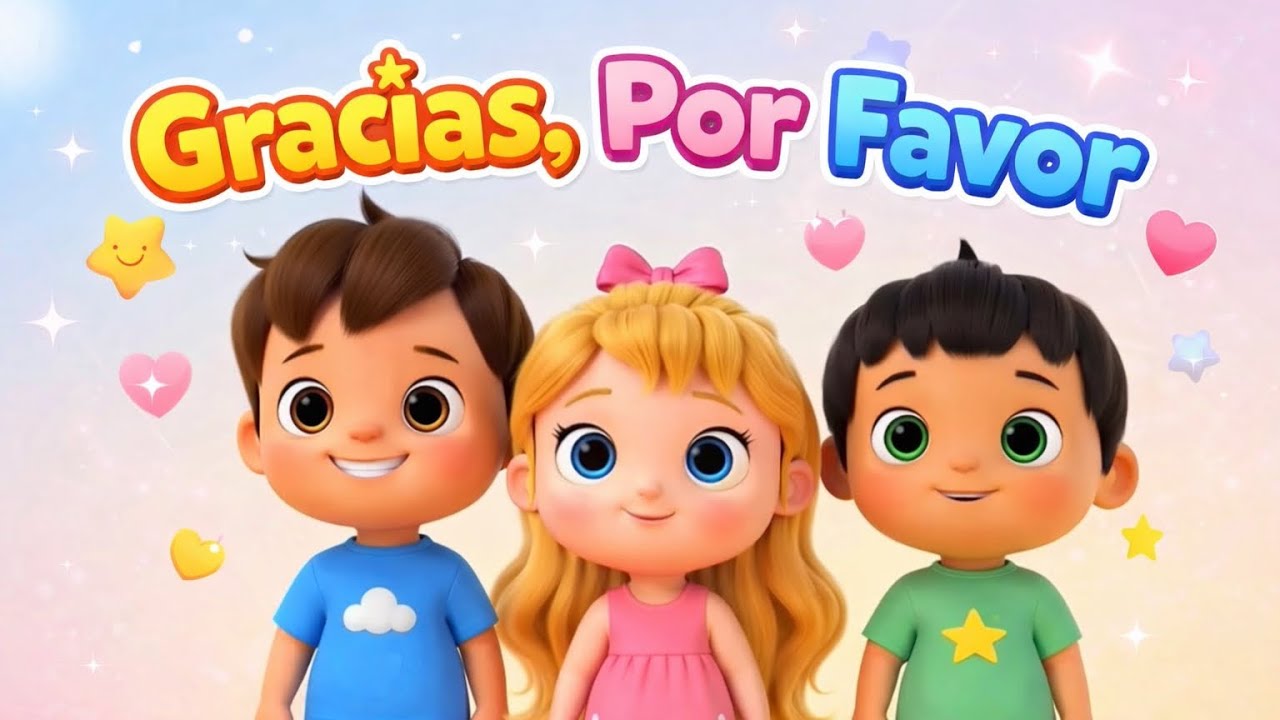 📺 Gracias, Por Favor | Canción Infantil Educativa| Los Pequeños TV 📺 
