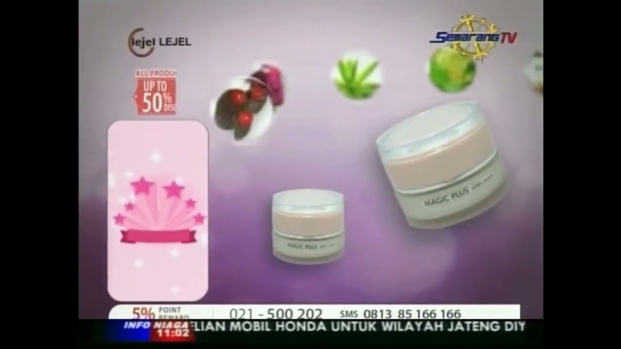 Magic plus white cream - Lejel home shopping  *Semarang TV 2015