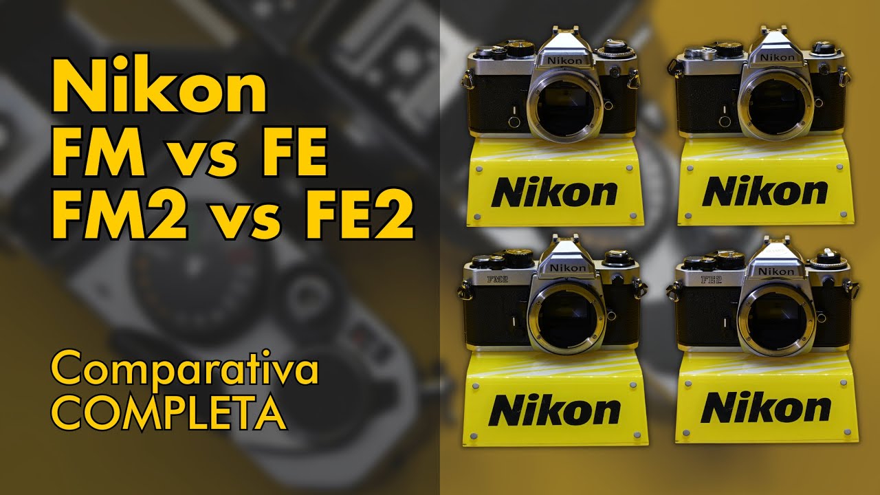 Comparativa Nikon FM vs FE vs FM2 vs FE2 | Spiegazione di Fabio Spano – Dear Camera Assistenza Nikon
