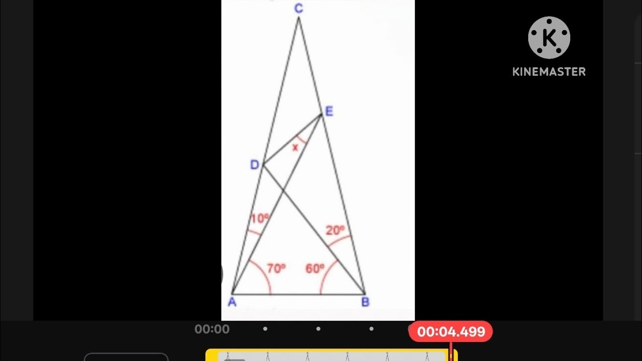 One of the toughest question? Find the value of x. 