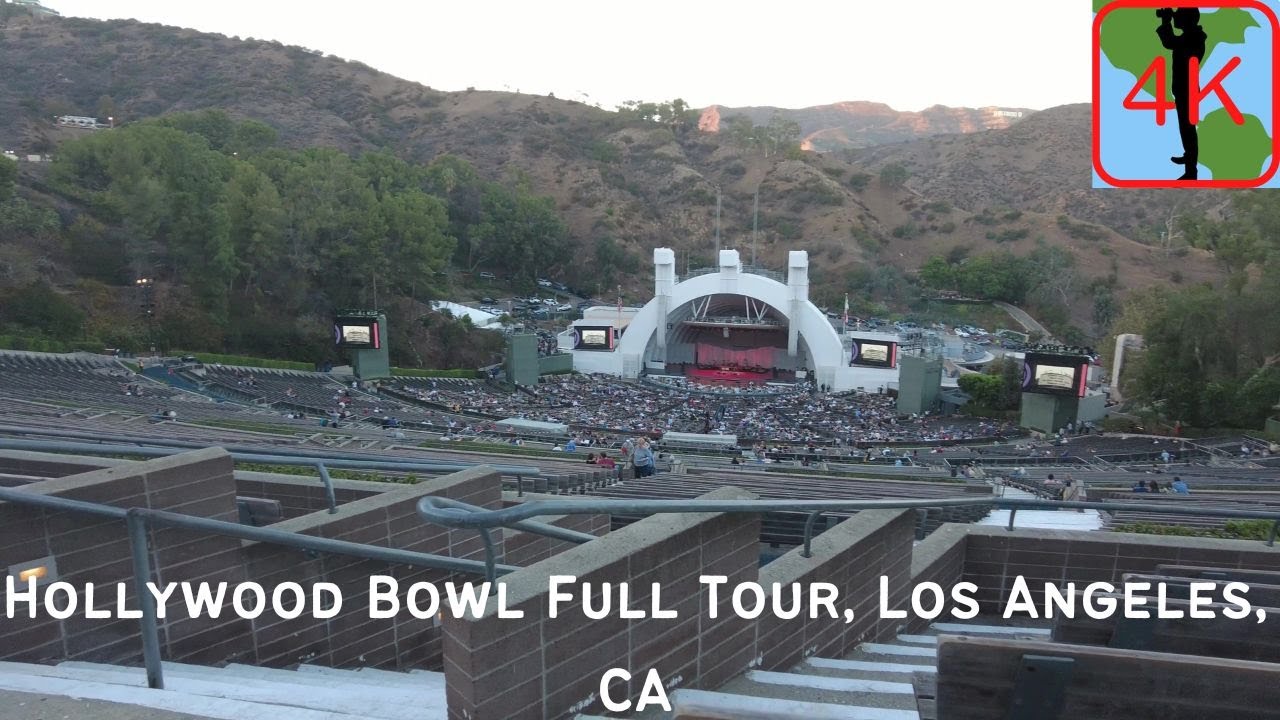 [4K] Hollywood Bowl Full Tour, Los Angeles, CA