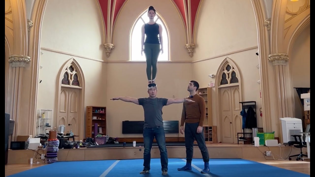 Standing on head