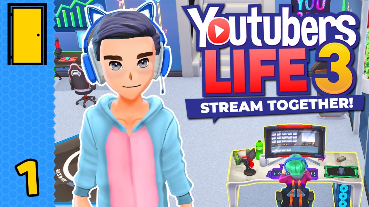Come Stream With Me | YouTuber's Life 3 - Stream Together! - Part 1 (YouTuber Simulator)