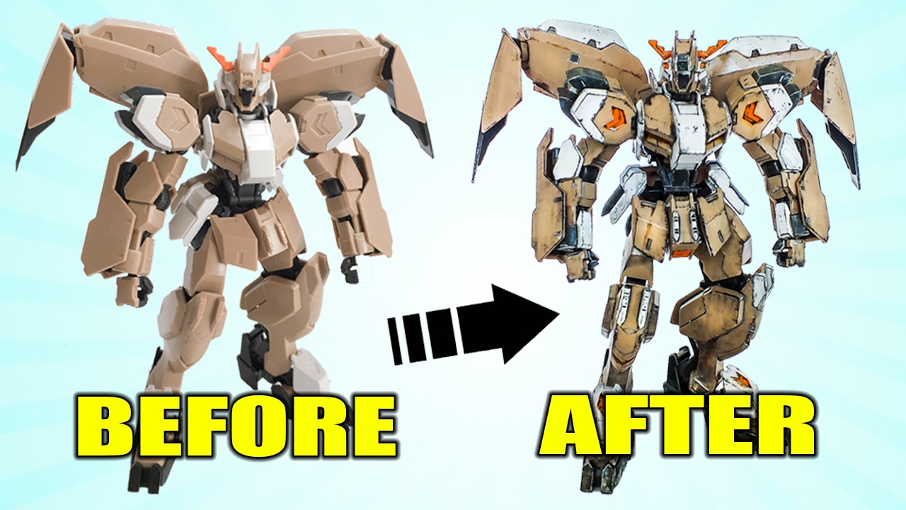 How to Gunpla Painting Tutorial Marker Pens Hand Paint and Bare Plastic by Lincoln Wright
