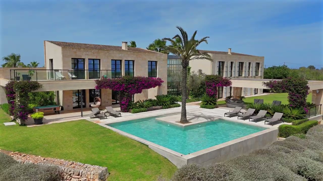 Modern designer villa near Cala Llombards