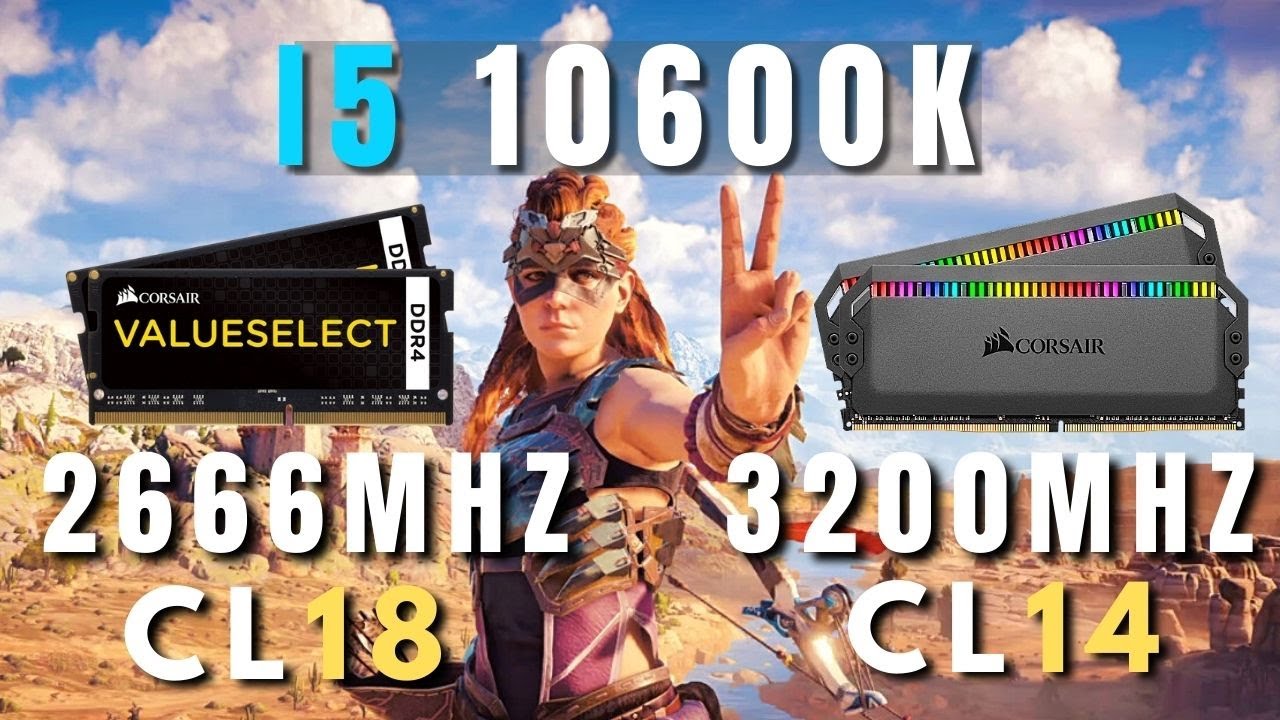 i5 10600K - 3200MHz CL14 vs 2666MHz CL18 RAM Test in 7 Games