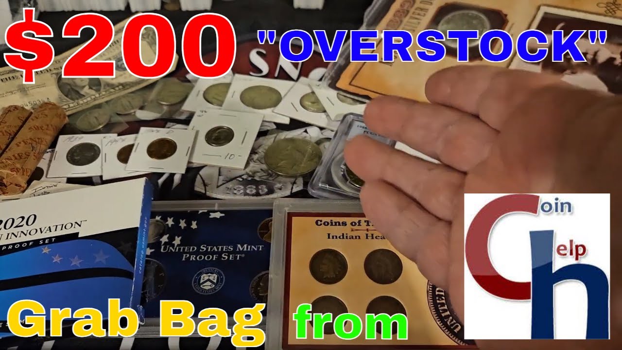$200 CoinHELPu Overstock Mystery Coin Grab Bag UNBOXING. Was It Worth It? Coin Snobz Review