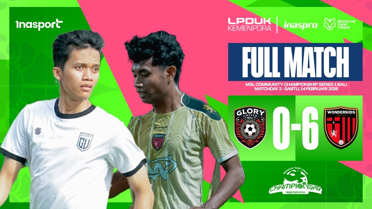 GLORY UNITED VS WONDERKIDS FC | MINI SOCCER LEAGUE BALI 2026 | MATCHDAY 2
