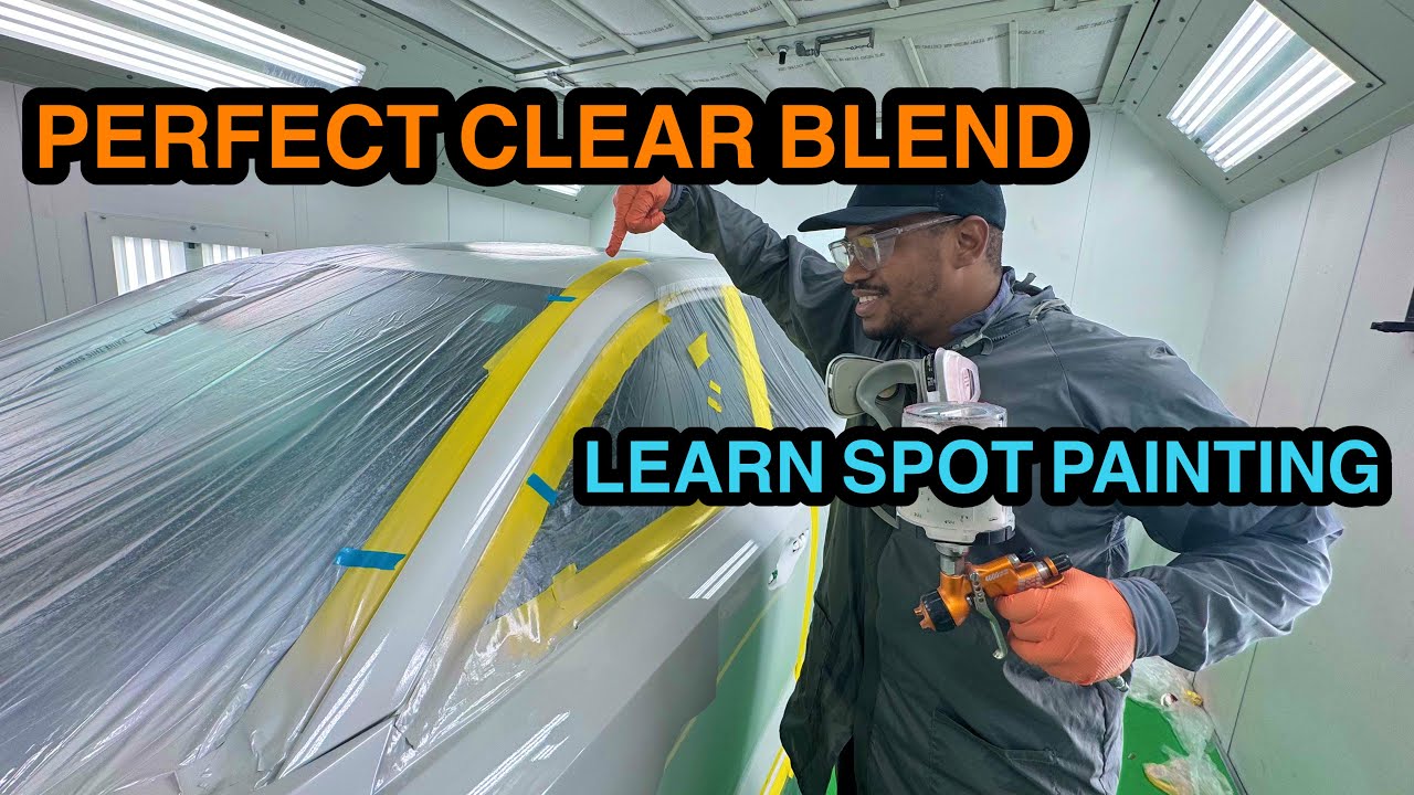 HOW TO SPOT PAINT AND BLEND CLEAR COAT