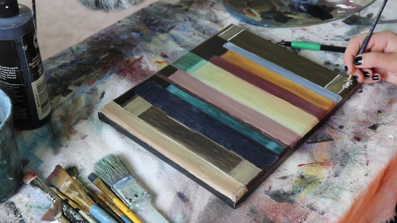 Bookshelf Painting ASMR (normal voice/soft spoken)