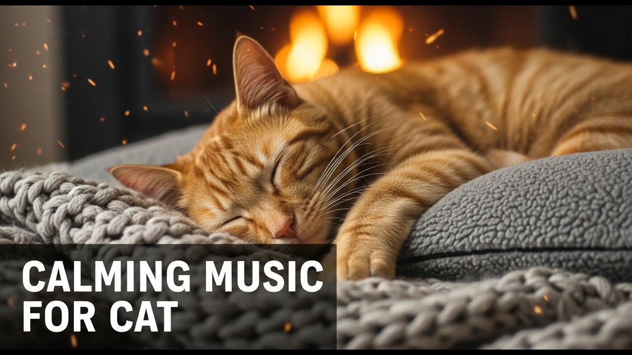 12 Hours of Anxiety Relief Music for Cats 😻 Calming Sounds for Deep Sleep, Healing & Relaxation 😌