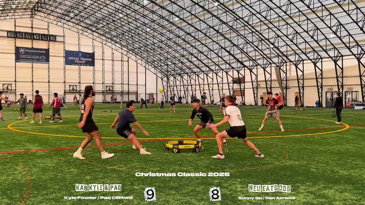2025 Christmas Classic | Quarters Game 1 | Fowler/Clifford vs Abrams/Gu | Roundnet/Spikeball