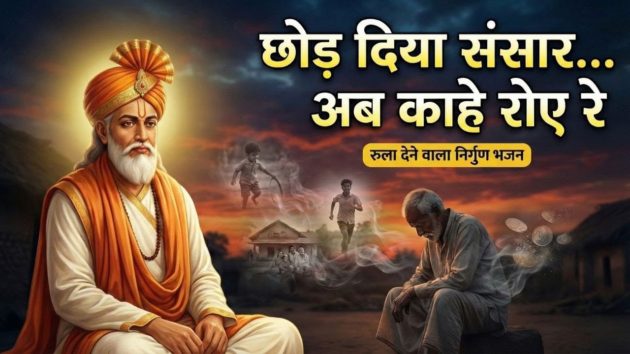 छोड़ दिया संसार, अब काहे रोए रे || Kabir Nirgun Bhajan || Kabir Bhajan By Santvani Rasdhara 🙏✨