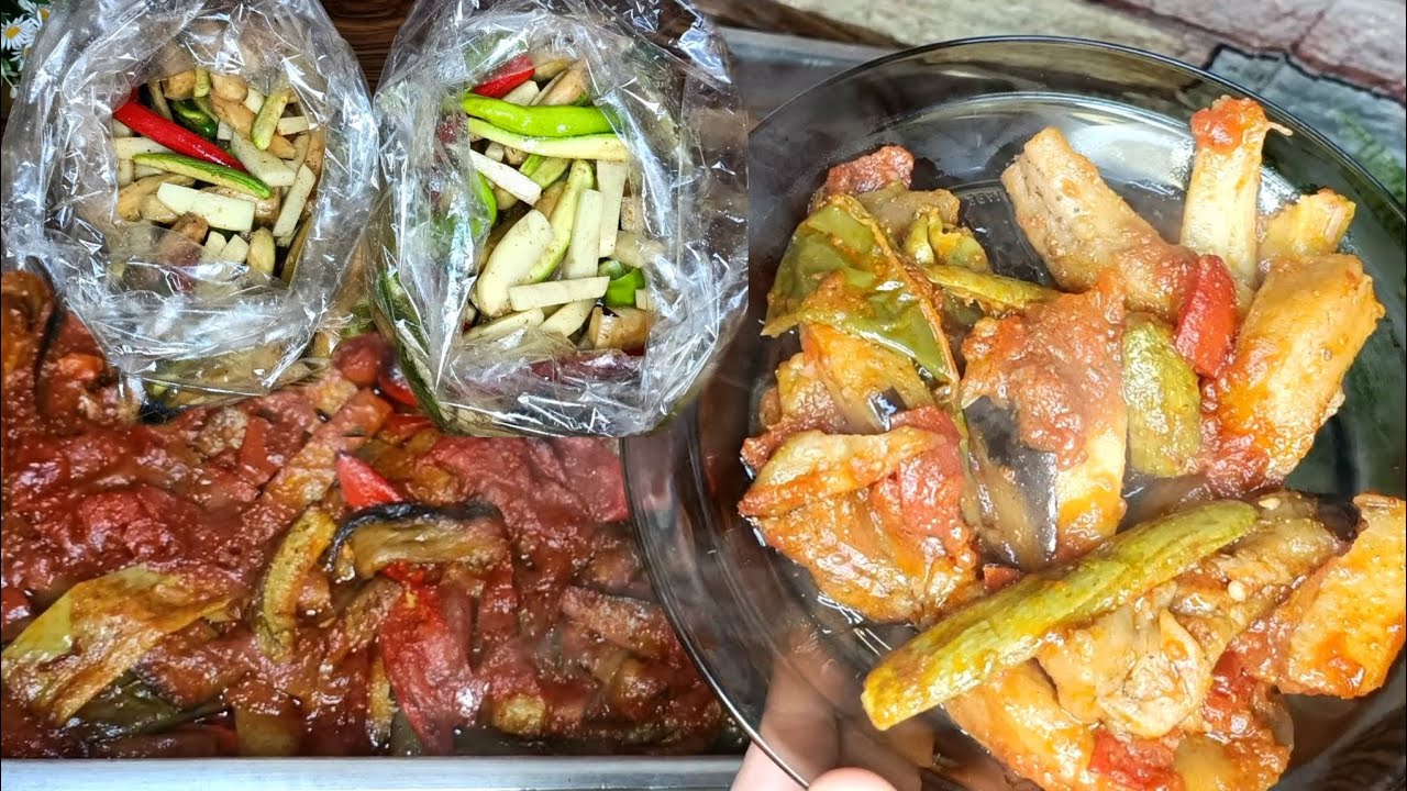 دبسني فعزومه أصحابه الزيت غالي نااار ⁉️ حطيتها فالكيس بالخل والثوم كانوا هيجننوا عليها عملت ٧ كيلو