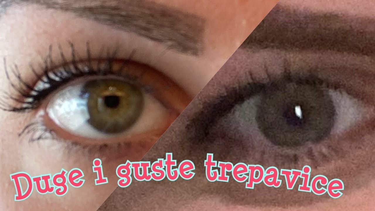 Od kratkih do dugih i gustih trepavica