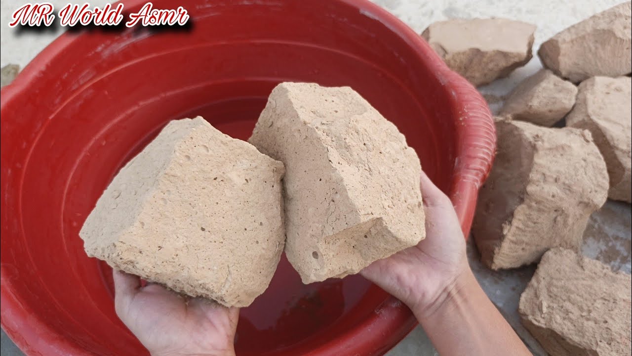 New masterpiece video of Red mud dirt water crumbling 💦 lovers must watch ❤