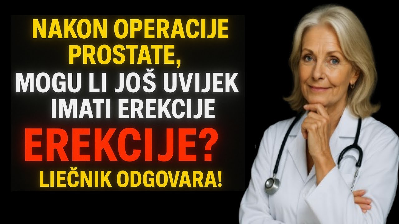 Nakon operacije prostate, mogu li jo&scaron; uvijek imati erekcije? Liječnik odgovara!