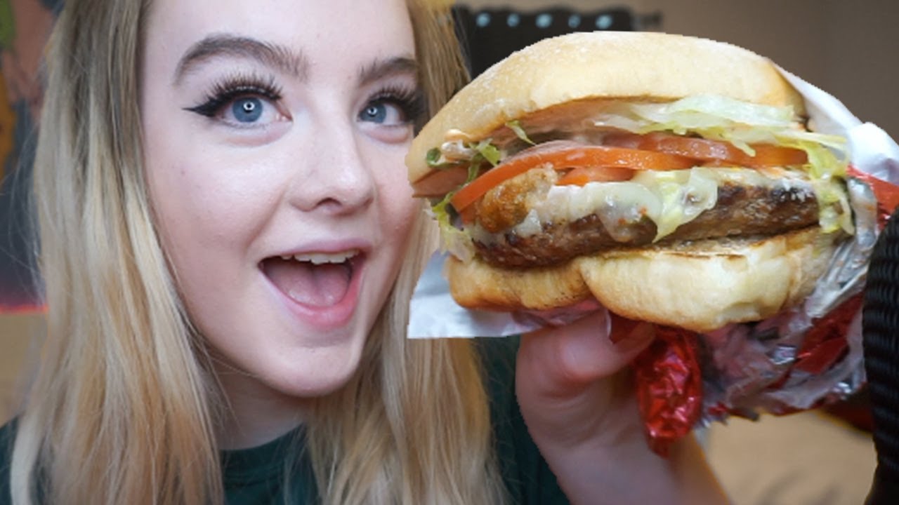 ASMR Cheeseburger, Fries, & Milkshake Mukbang! (Collab w/ ASMRxBABEE)