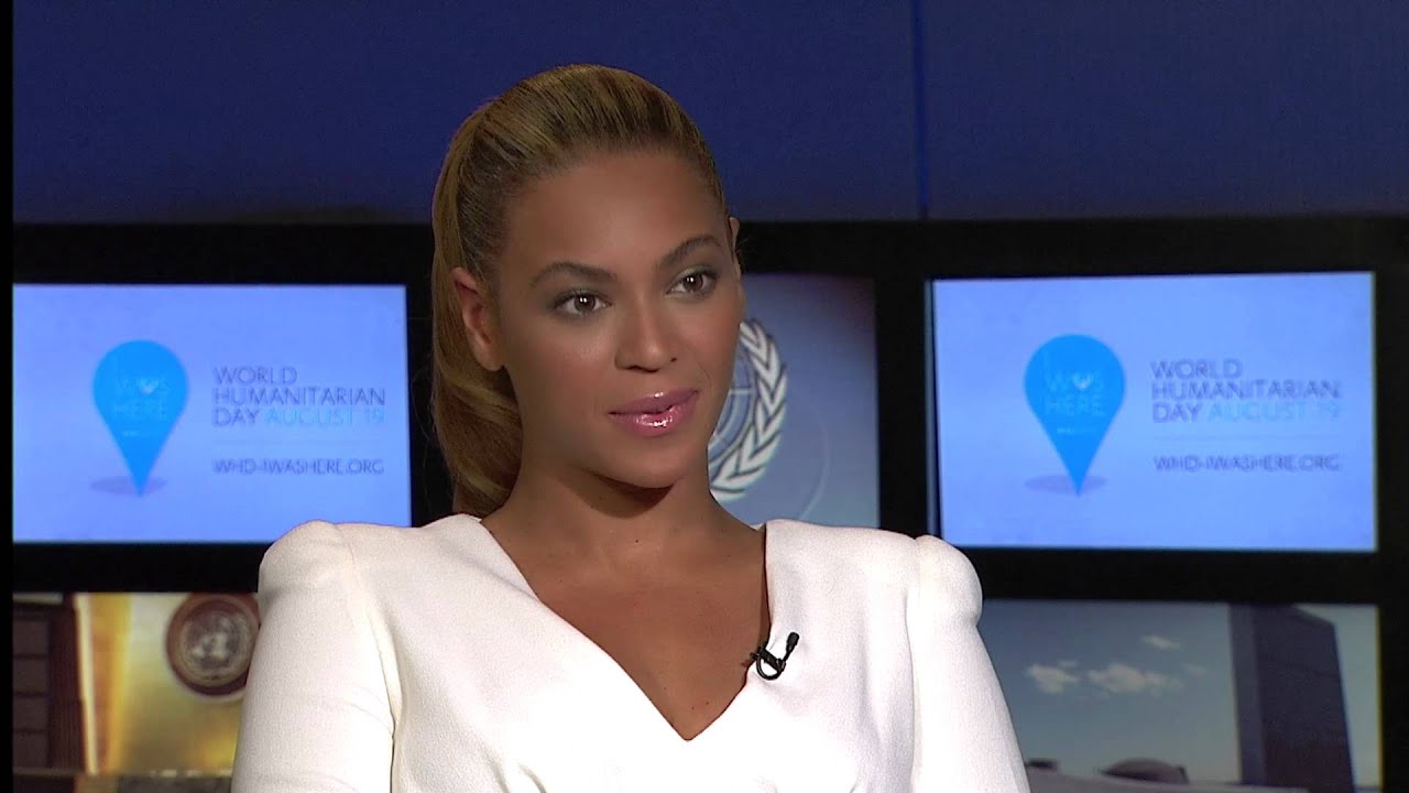 Beyonce talks about the World Humanitarian Day Campaign