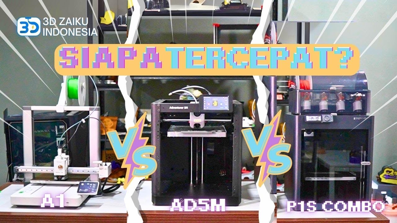 BAMBULAB A1 VS FLASHFORGE ADVENTURER 5M VS BAMBULAB P1S COMBO‼️