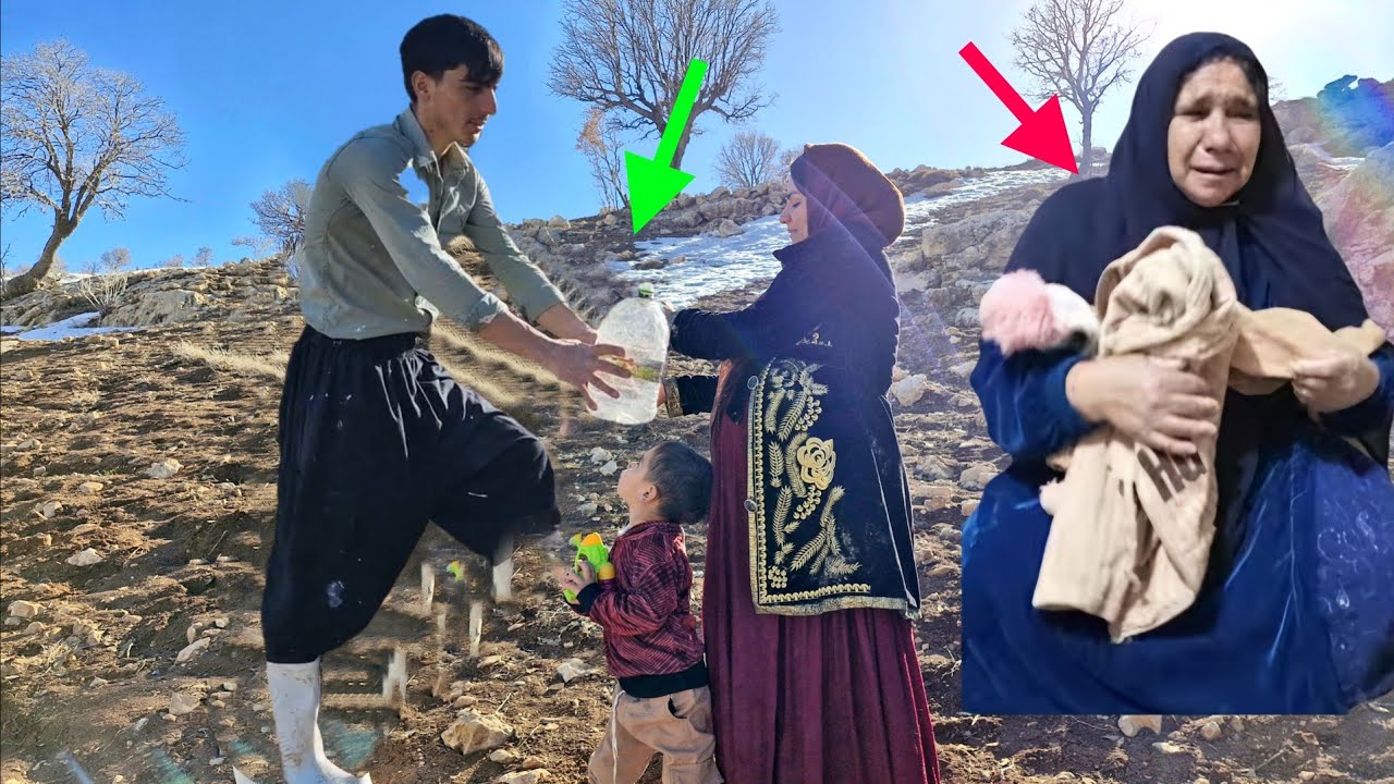 Loneliness and pregnancy in the heart of the mountains; Narges' battle with poverty and hunger 🤰🏔️