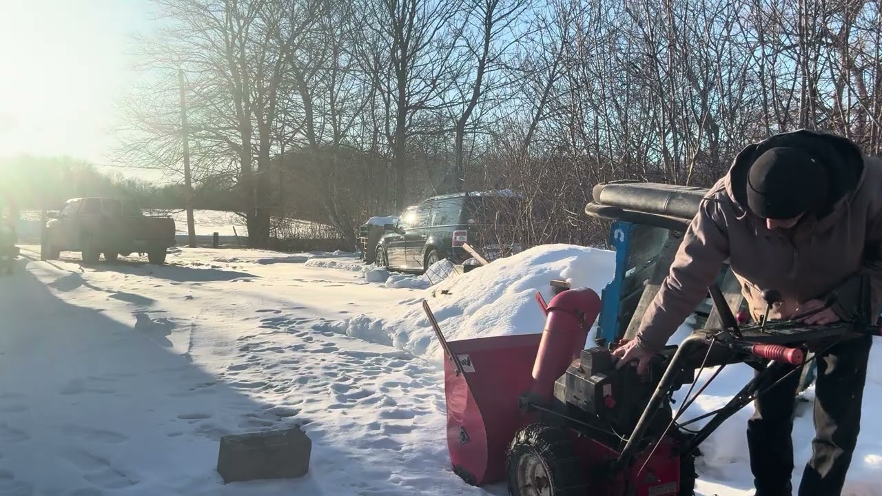 #snowblower no electric start required 👍awesome