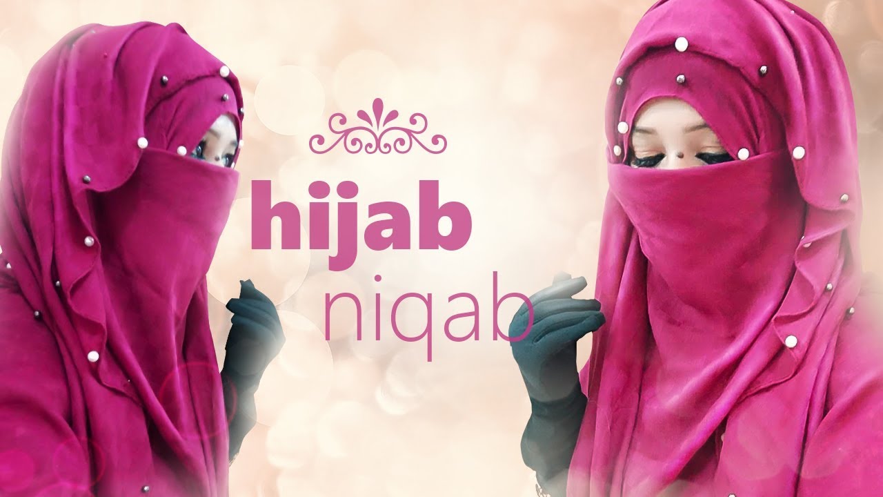 Full Chest Back Shoulder Covered Hijab With Niqab Tutorial | Very Simple Shawl Tutorial | NiqaBee