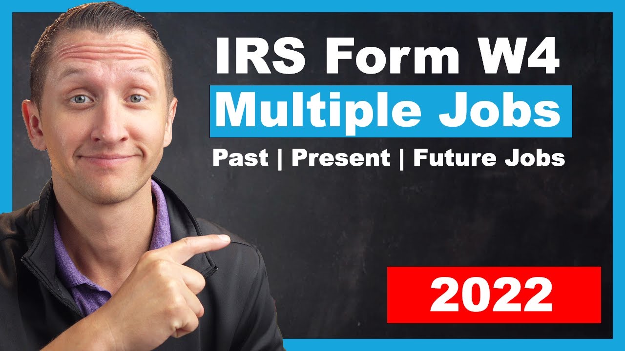 How to fill out IRS Form W4 with MULTIPLE JOBS