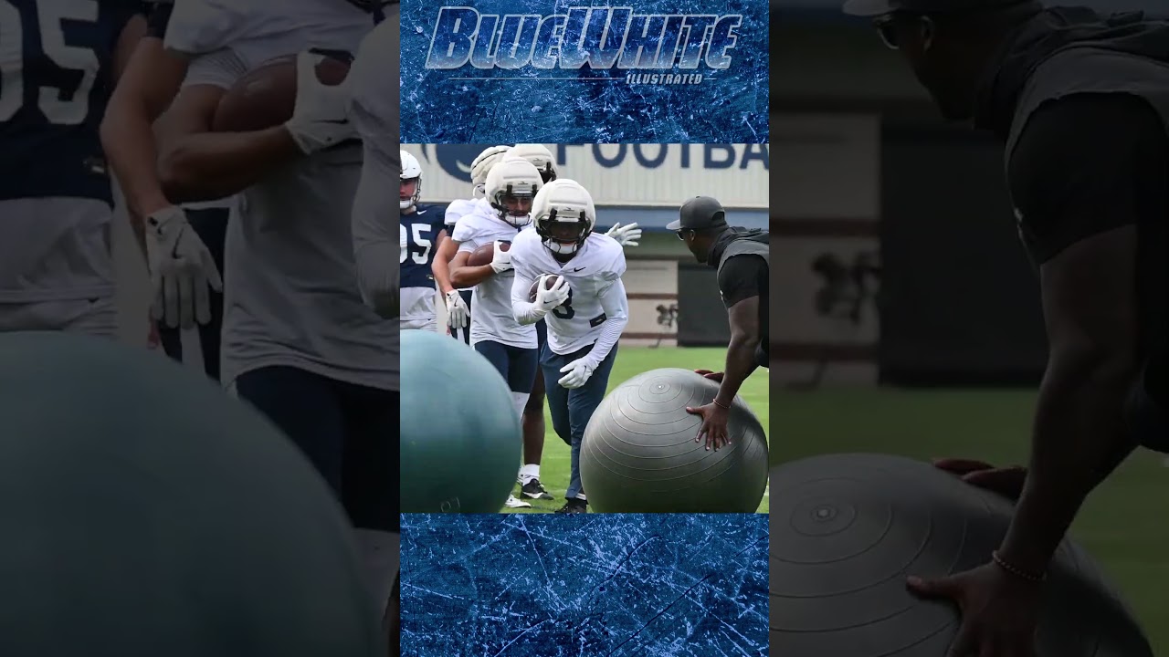 Penn State Emphasizing Creativity In Tackle-Breaking Drills  #pennstate