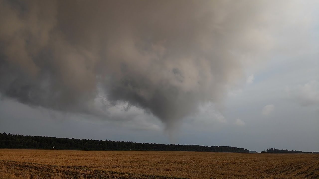 Tornado (F0) near Šiauliai, Lithuania. 2021-07-27