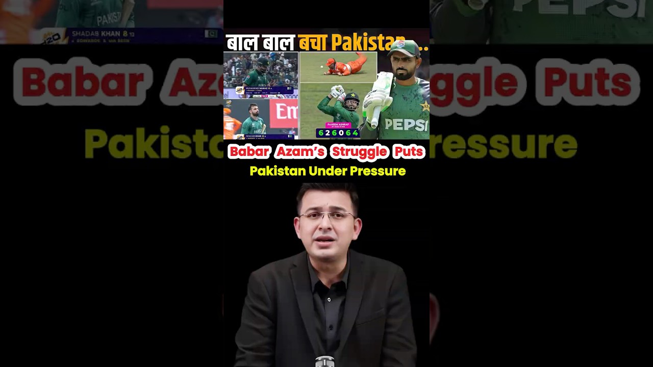 PAK vs NED: Babar Azam&rsquo;s Struggle Puts Pakistan Under Pressure.. #t20worldcup #suryakumaryadav