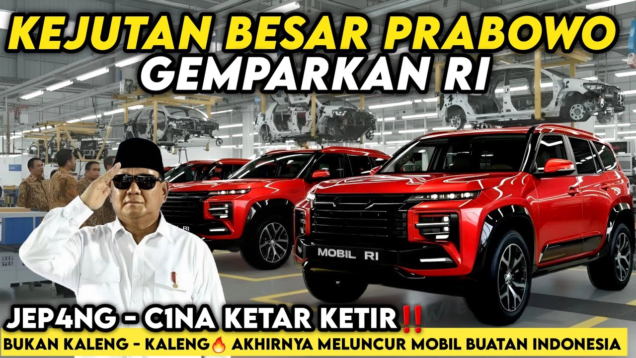 NEGARA TETANGGA PANIK‼ Akhirnya Meluncur MOBIL BUATAN INDONESIA! Siap GEMPARKAN Pasar DUNIA