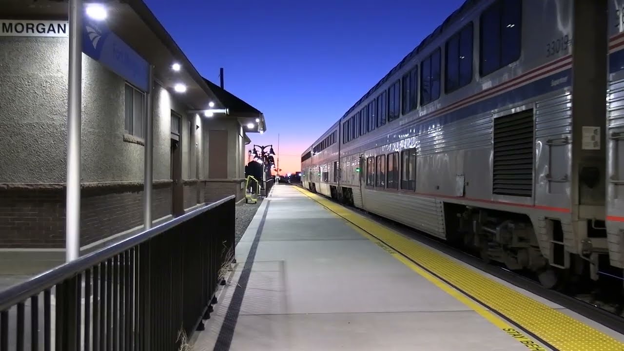 Calif. Zephyr in Ft. Morgan on 27FEB2026