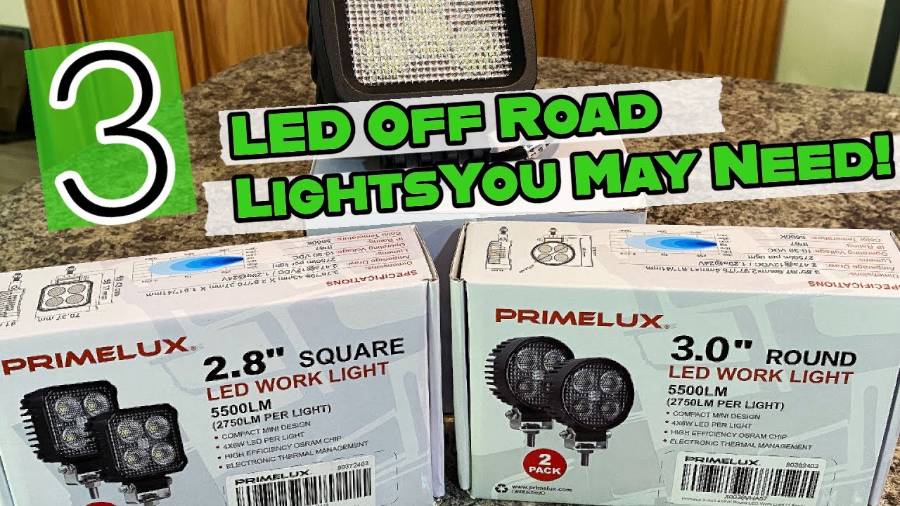 Unboxing & Review LED Work Lights For Our Kubota L2501 Tractor | Primelux Flood Lights For Off Road
