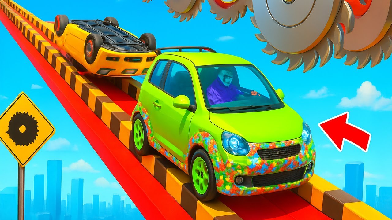 CURSA PE CEL MAI INGUST SI ENERVANT DRUM DIN LUME IN GTA!