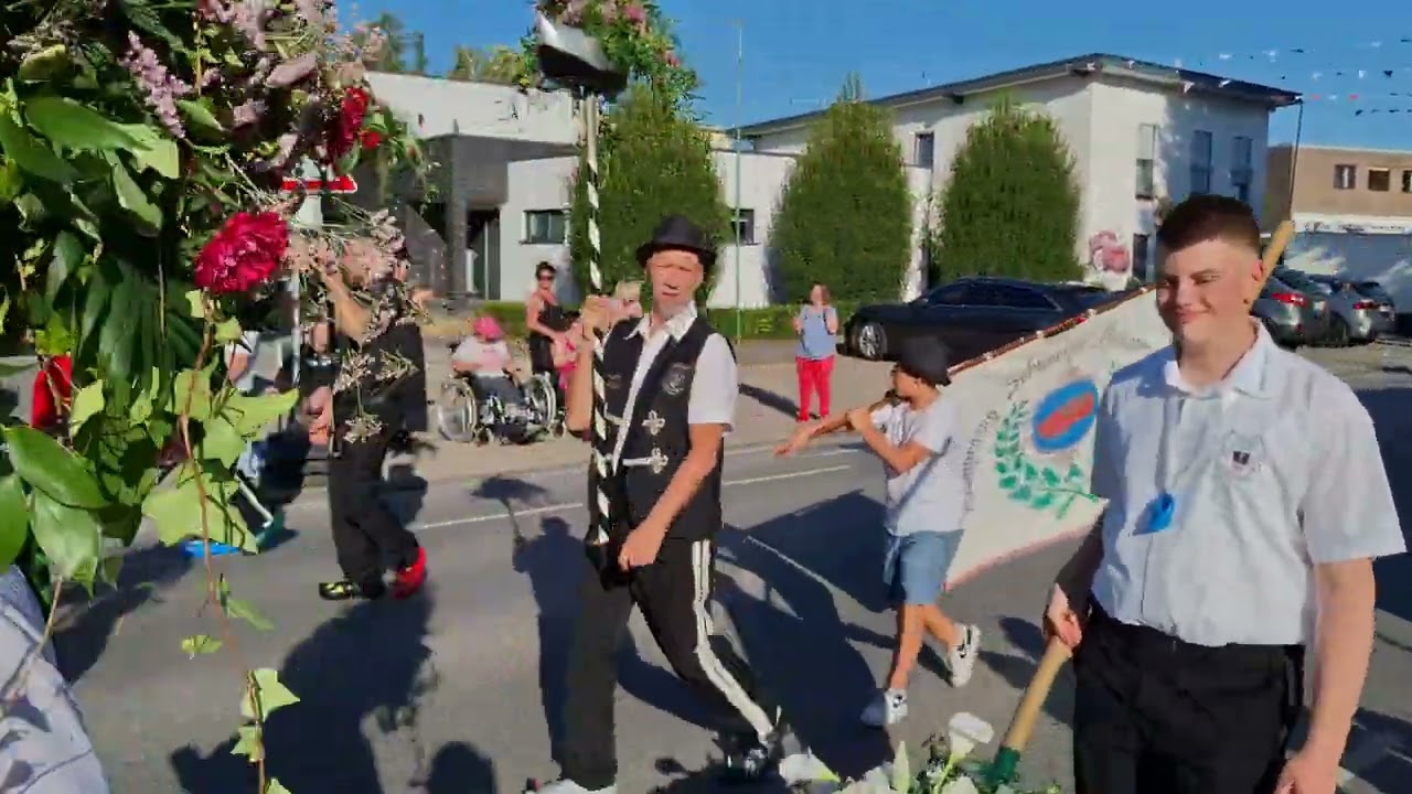 Schützenfest Morken Harff 2025. Musikparade am Montag Nachmittag 