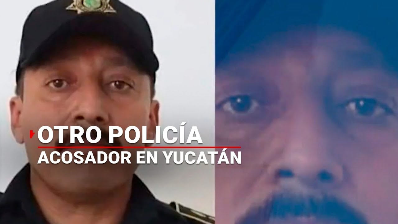 Otra vez captan a un alto mando de la policía ACOSANDO a una compañera en Yucatán