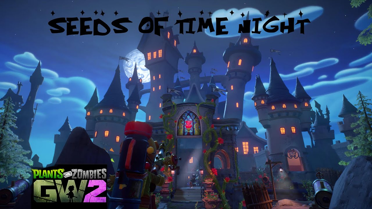 Seeds of Time Night - Turf Takeover - PVZ Garden Warfare 2 (4K)