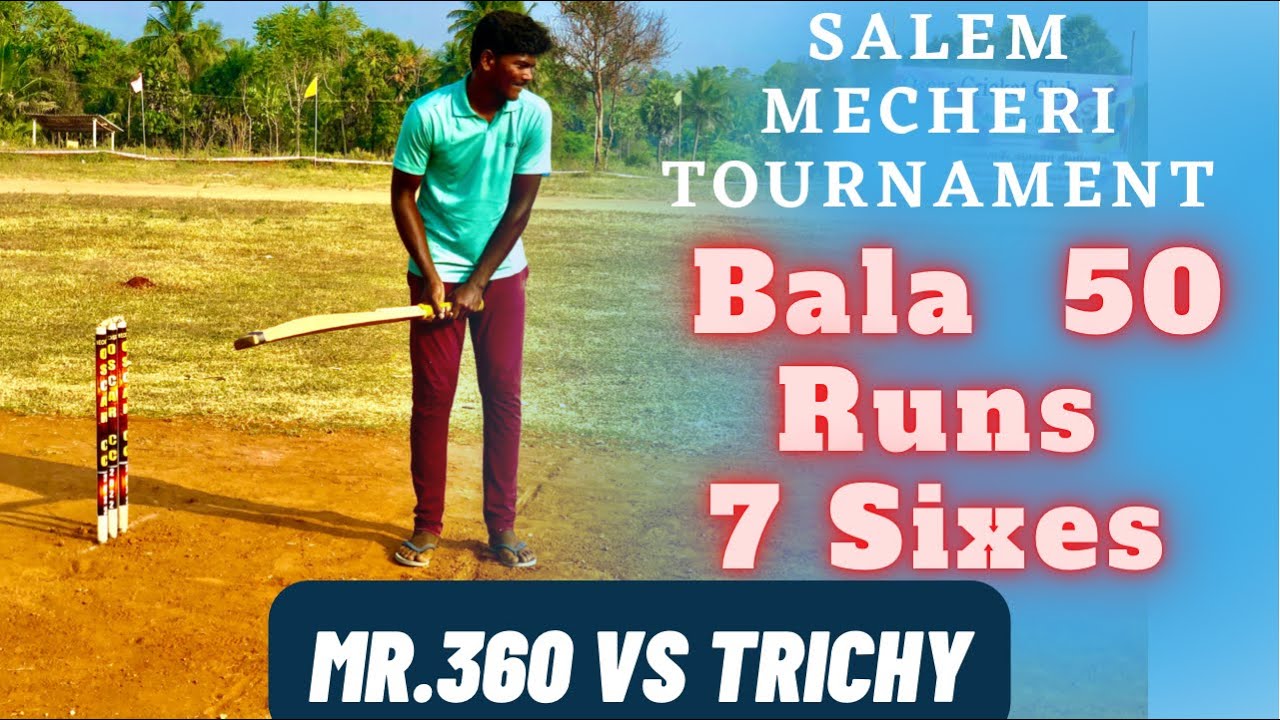 Cricket | Mecheri 50k Tournament |Mr. 360 Vs Trichy Ramana Boys | Day 3 Round 2 | #Ashes #india