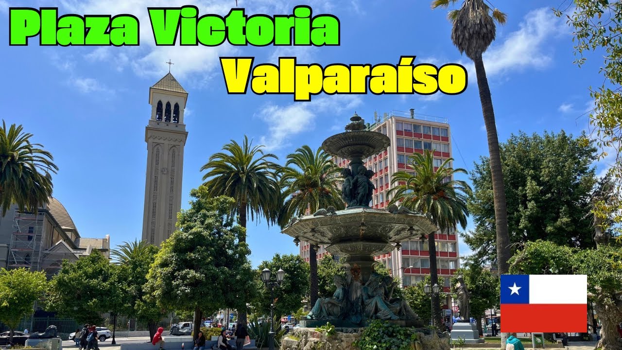 Caminando por Plaza De La Victoria En Valparaíso 🇨🇱