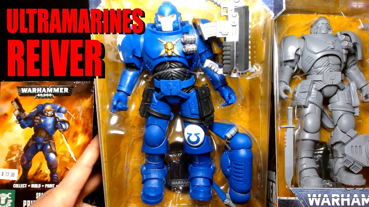 McFarlane Warhammer 40,000 Ultramarines Reiver Unboxing and Review