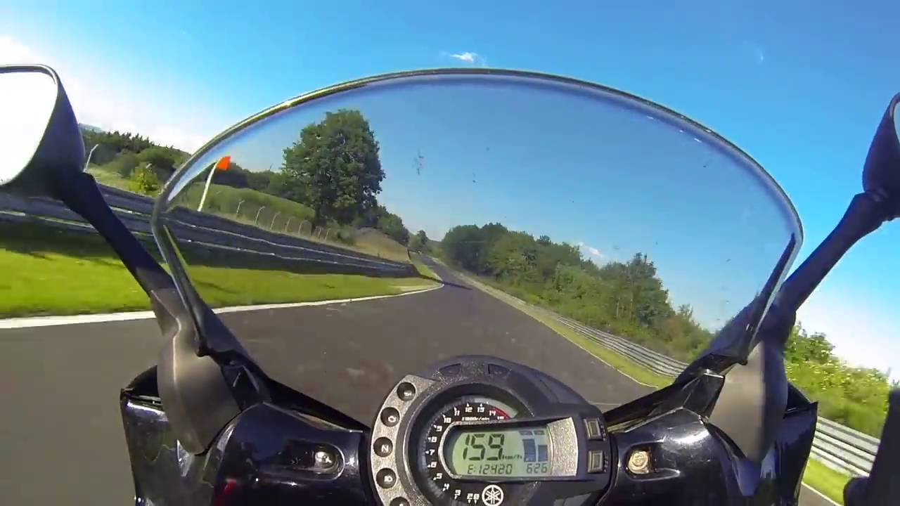 Nürburgring Nordschleife Touristenfahrten 23.06.2016 Yamaha FZ6 Fazer Lap 2/3