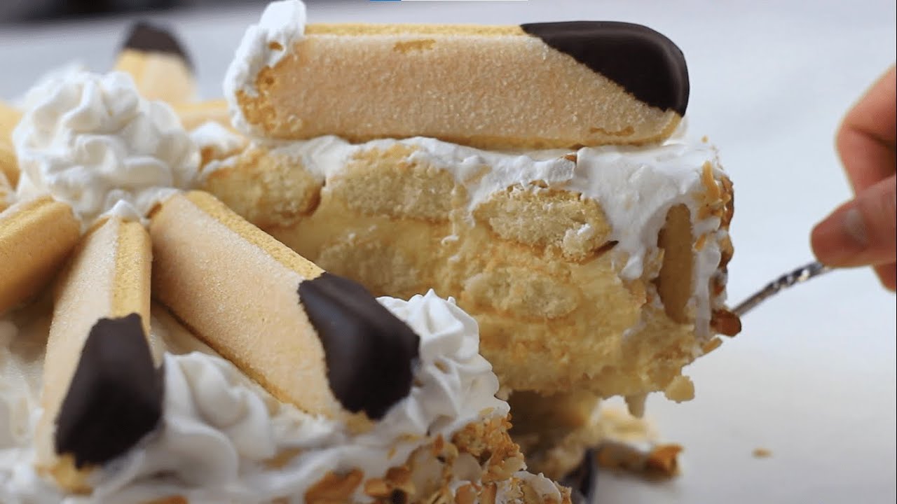 EASY Delicious Cake Recipe (No Baking Needed) - Malakoff Cake
