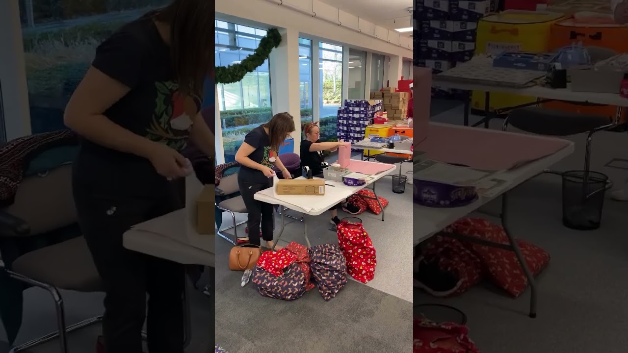 Christmas volunteering at The Cowshed