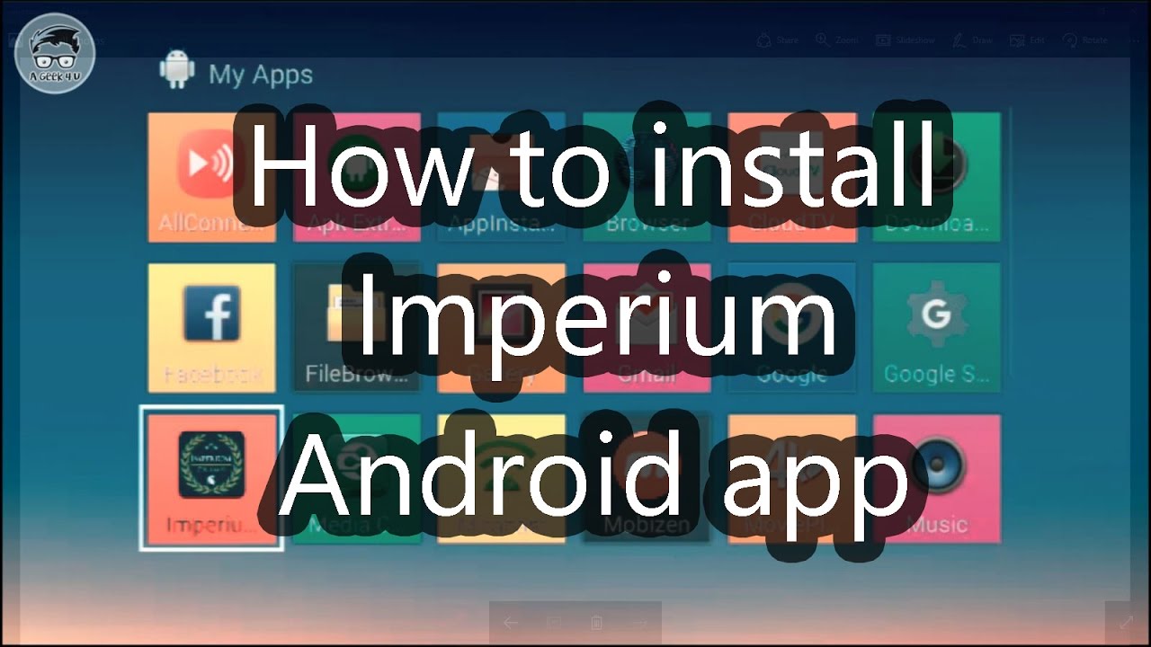 How to install Imperium Android app