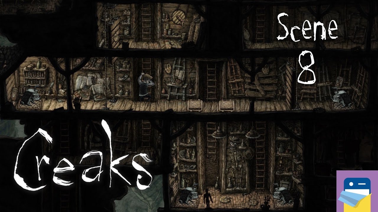 Creaks: прохождение сцены 8 и игровой процесс iOS Apple Arcade (от Amanita Design)