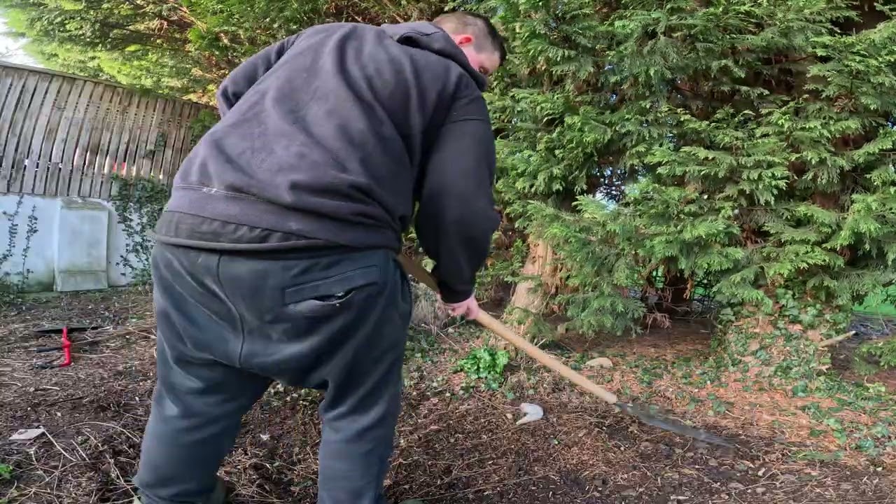Building a survival base in my garden part 11