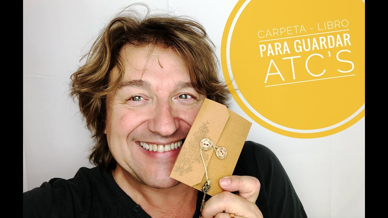 CARPETA SCRAPBOOK  ATC's | Tutorial Carpeta Libro para guardar ATC's