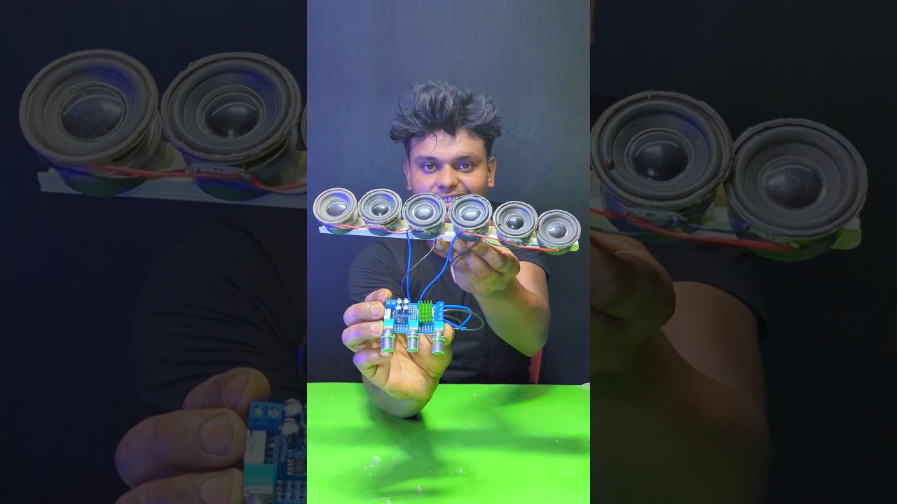 making homemade home theatre + bluetooth speaker #shots #project #experiment #sujanexperiment
